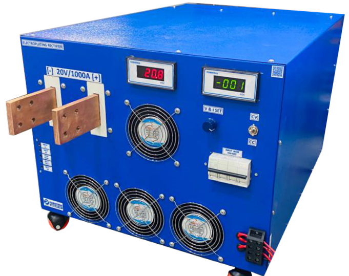 Copper Recovery Electrowinning Rectifier - High Current DC Power Supply