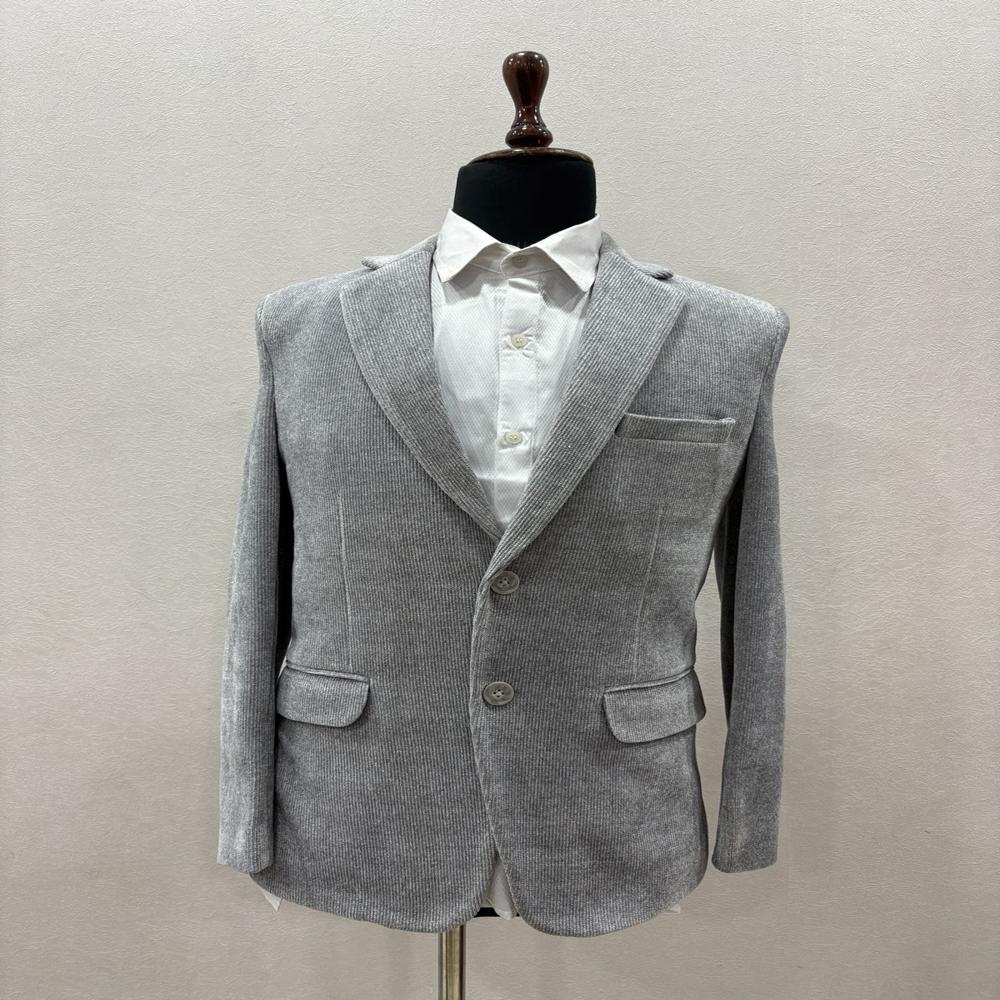 Mens Blazer Notch Lapel Premium Tailored Formal Jacket