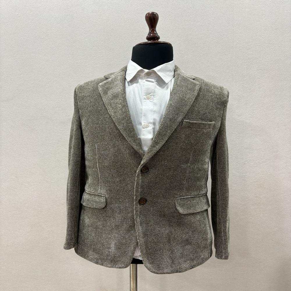 Mens Blazer Notch Lapel Premium Tailored Formal Jacket