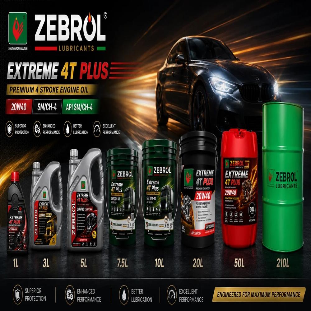 ZEBROL Extreme 4T Plus 20W40 SM/CH-4