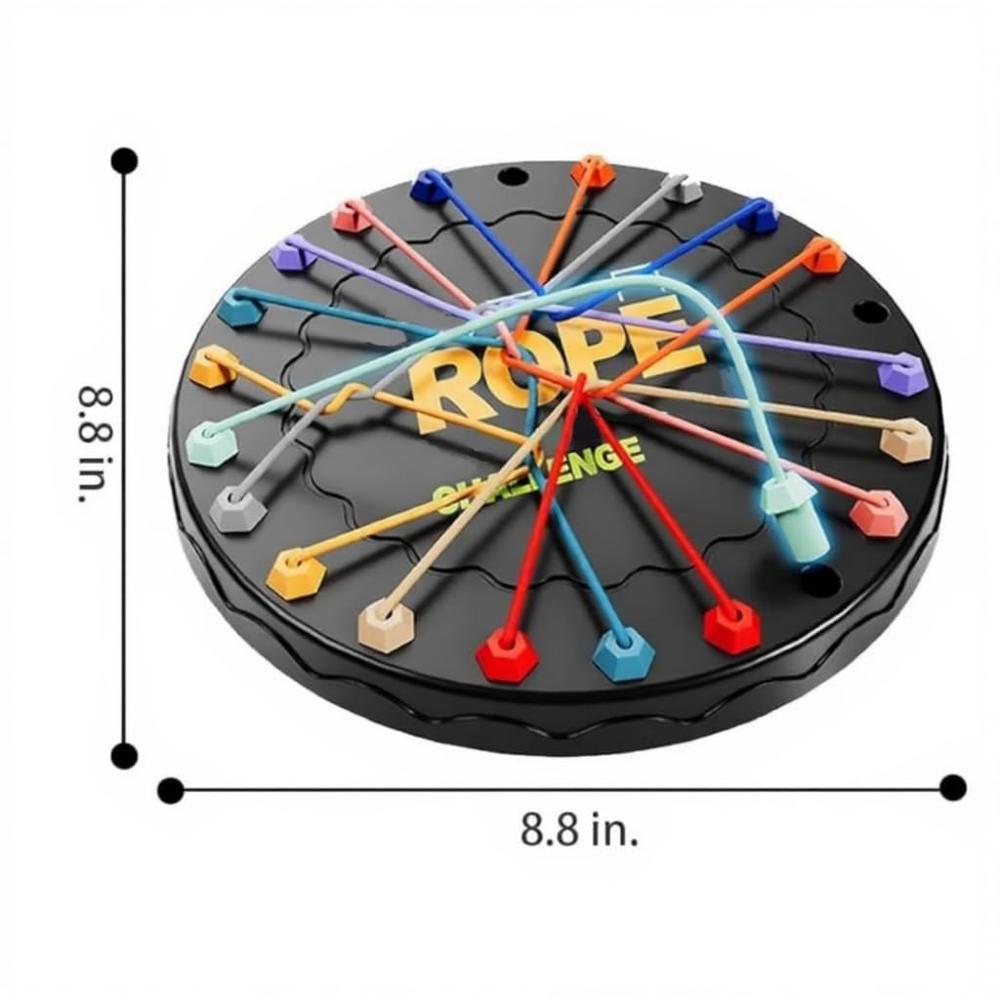 Rope Knot Untying Challenge Puzzle