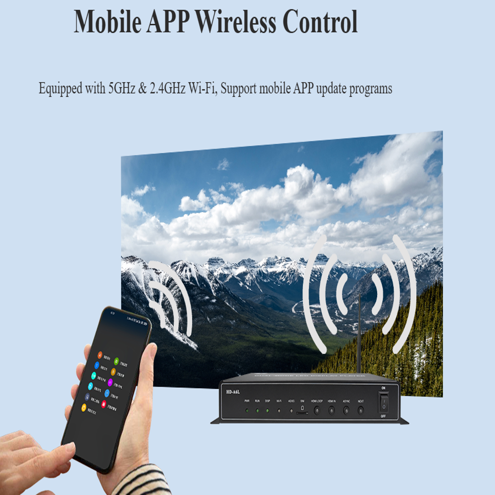 Huidu Hd-a6l Dual-mode Led Multimedia Player
