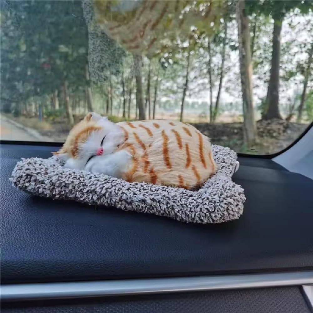 Sleeping Cat Toy with Cushion Bed