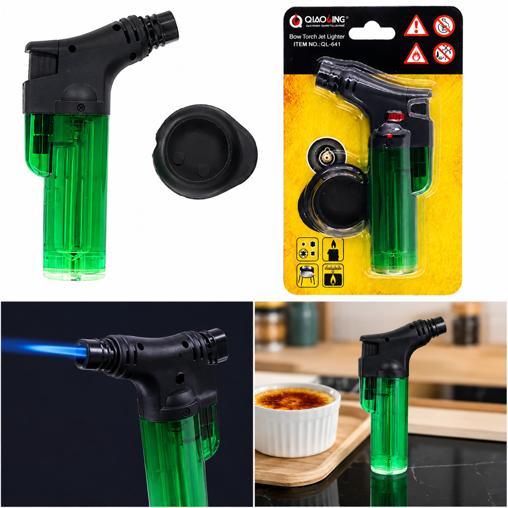 Refillable Jet Flame Torch Lighter