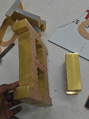 Aluminium Letter