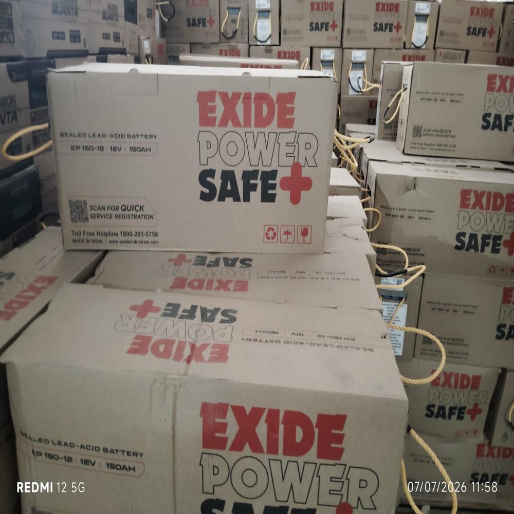 EP 150 ah SMF EXIDE battery