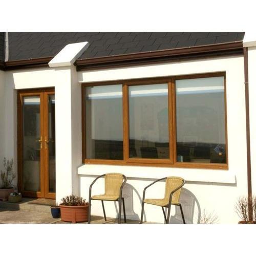 3 Track Dark Oak Window - Application: Commercial & Residential