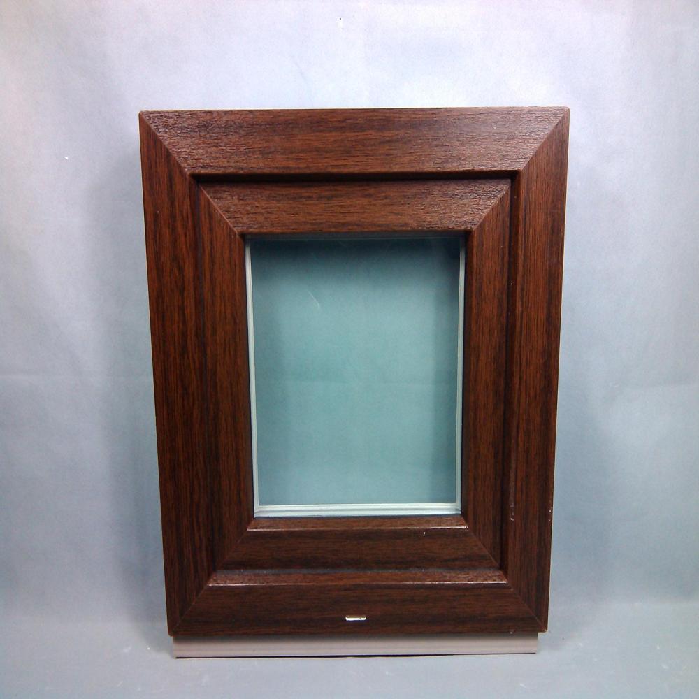 UPVC Dark Oak Fixed Window