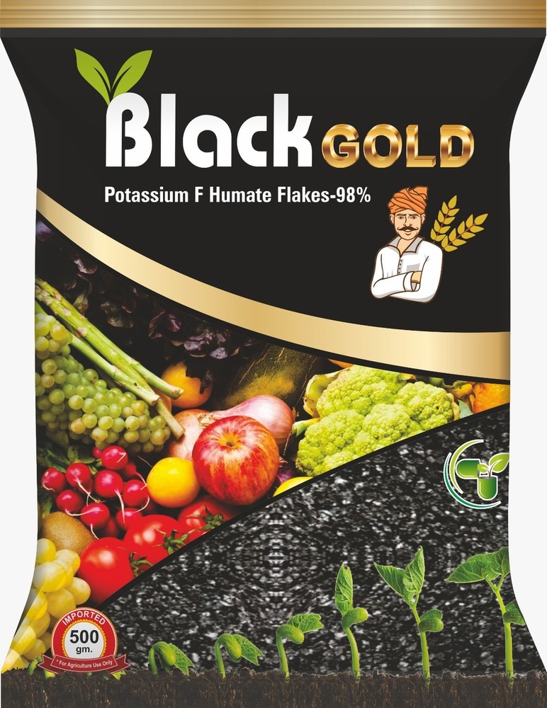 Black Gold Potassium F Humate Flakes