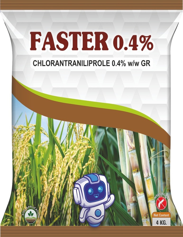 FASTER 0.4% CHLORANTRANILIPROLE 0.4% ww GR Insecticide