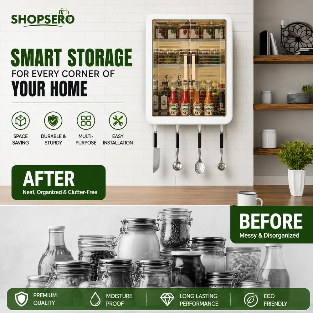 WALL MOUNT KITCHEN STORAGE BOX