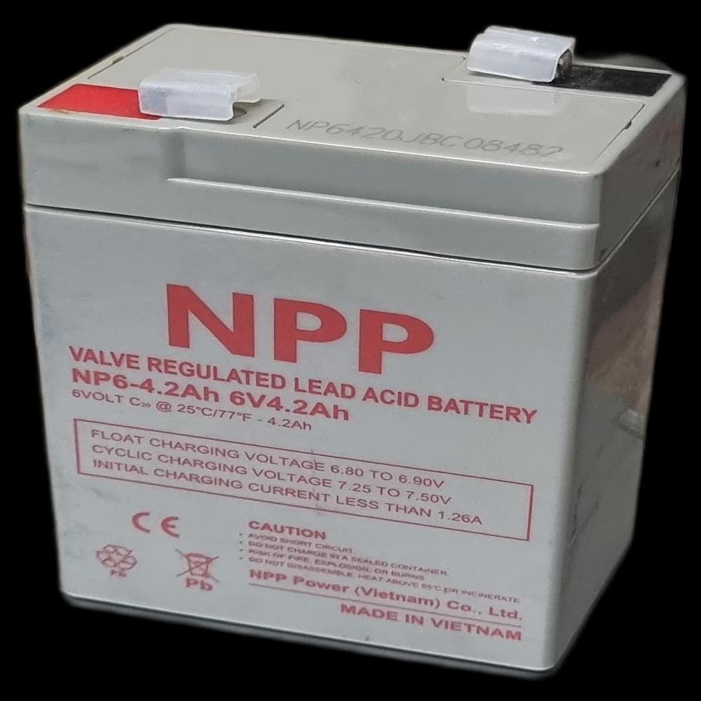 Smf Battery 6 volt 4.2 Ah
