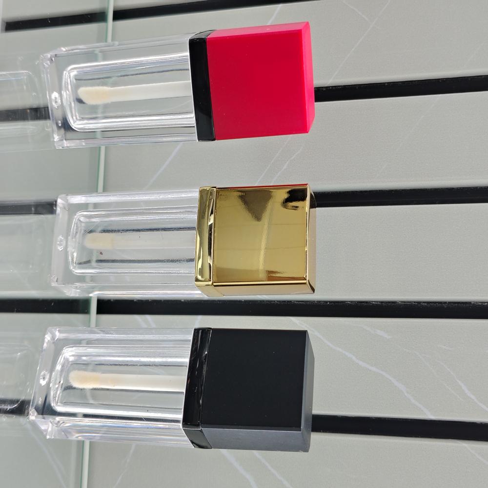 5 Ml Rectangular Shape Empty Liquid Lipstick Container - Color: Multicolour