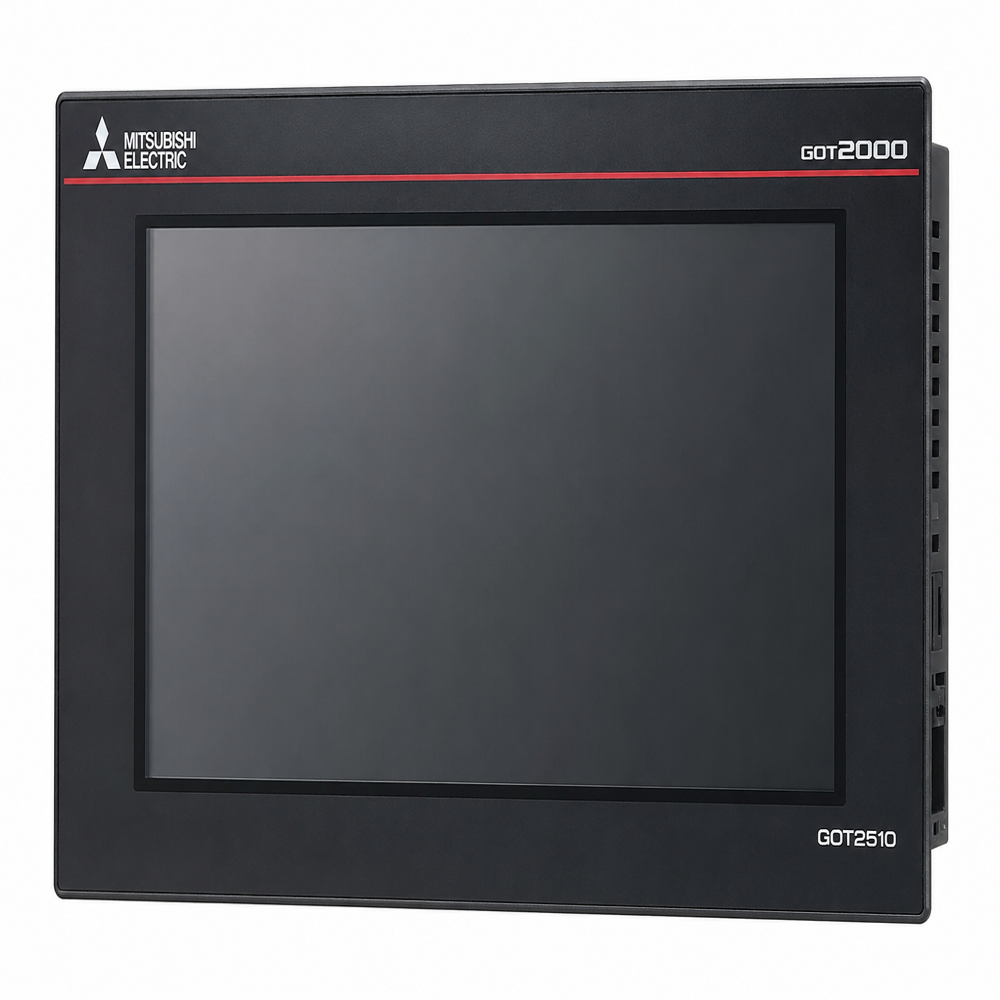 Mitsubishi Electric, Got2000 Series (Gt25 Wide Model) Gt2510-Wxtsd, 10.1" Widescreen Wxga Tft Lcd Hmi, 65K Colors, 24V Dc - Application: Machine Parameter Adjustment