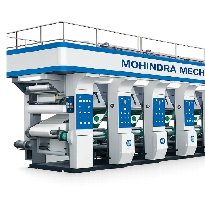 Rotogravure Machine - Bopp, Polyester, Aluminum Foil, Pp, Poly, Paper Materials, 20"-80" Printing Width, Multicolor Printing, 1 Year Warranty, Automatic Grade