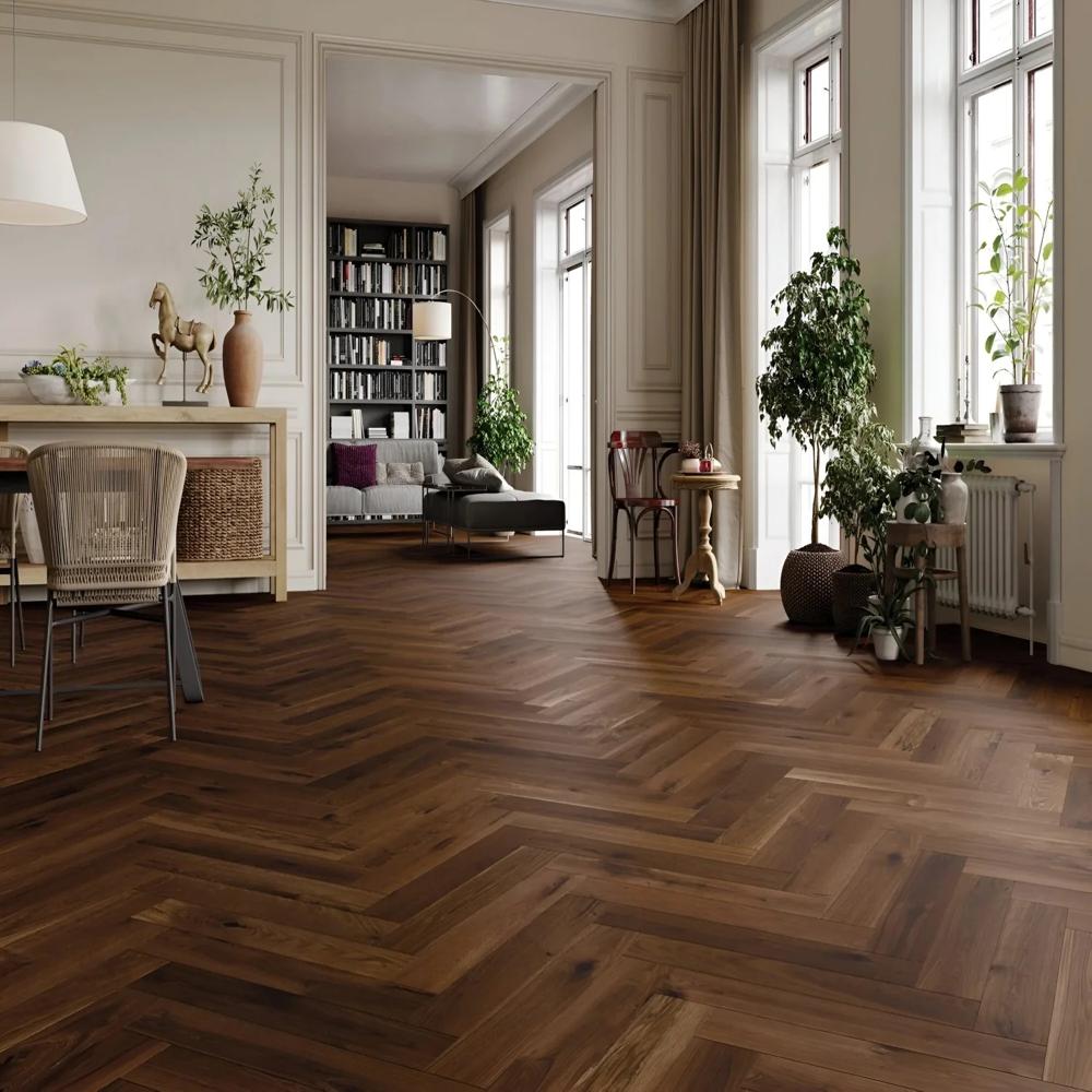 Herringbone Wooden Flooring