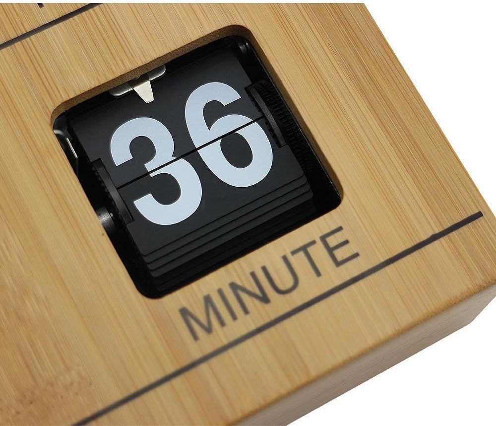 Wooden Bamboo Retro Clock
