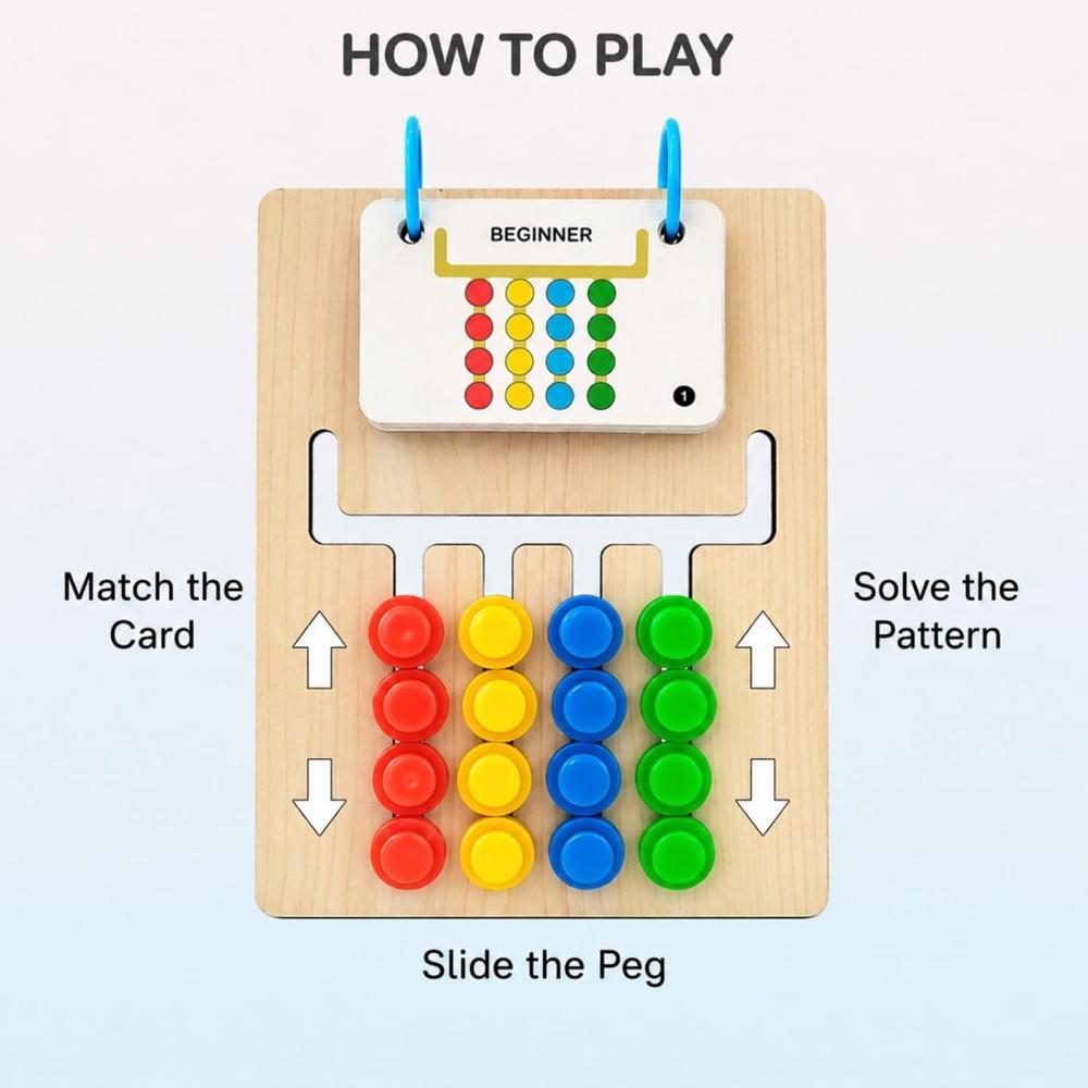 Wooden Slide Puzzle Game