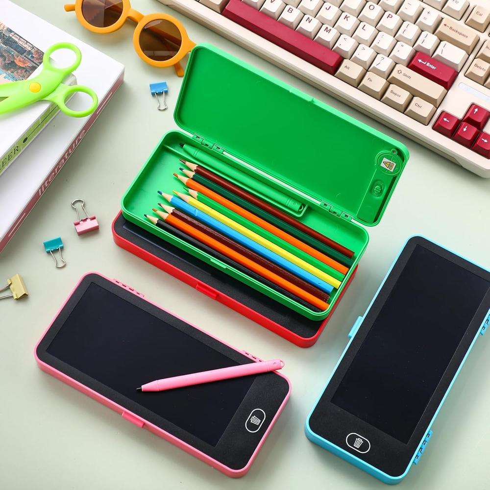 Writing Tablet Pencil Case Compass