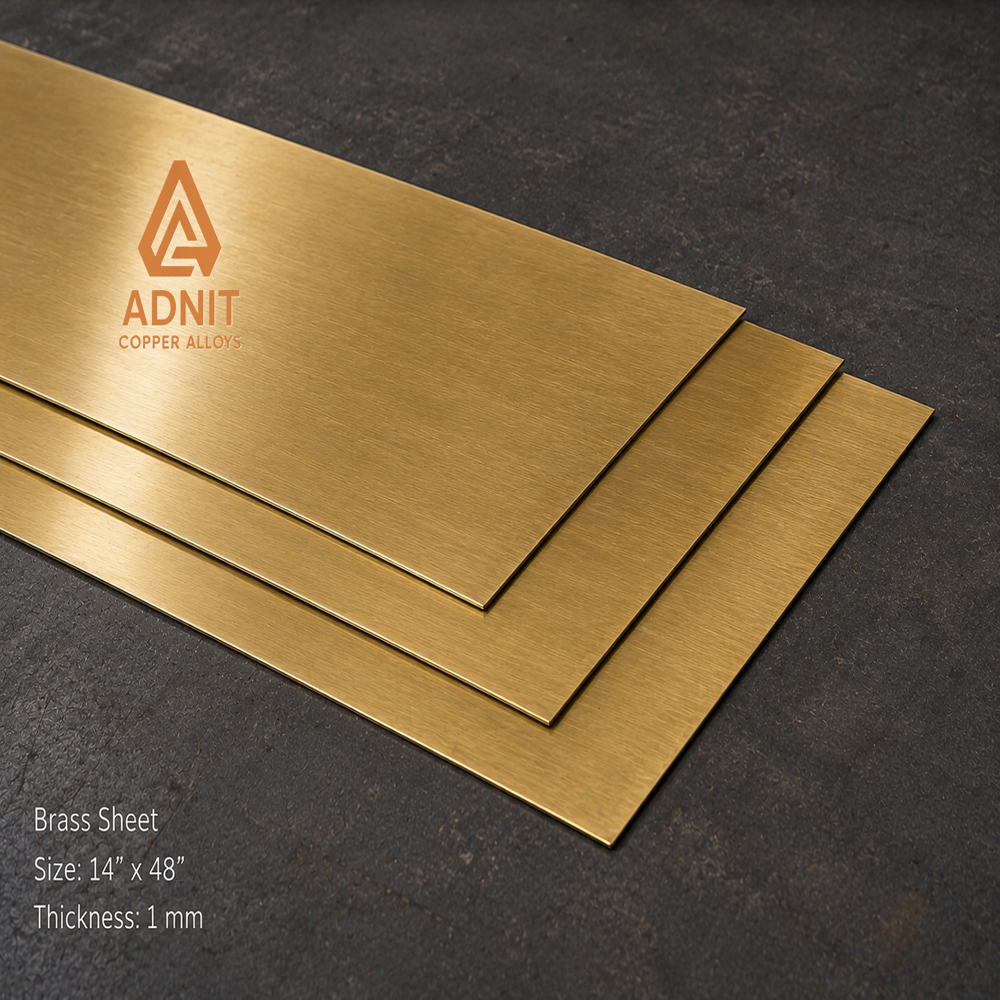 Brass sheet 14 inch x 48 inch