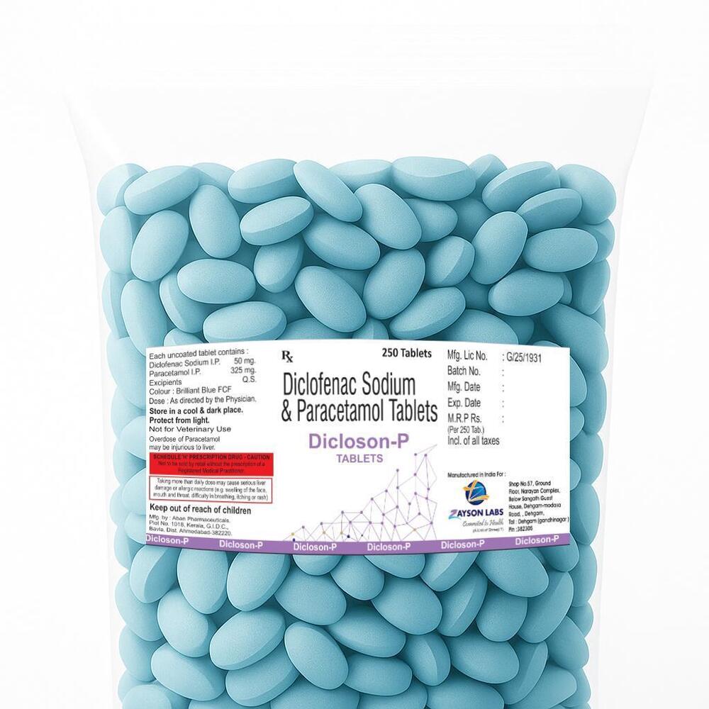 Diclofenac Sodium And Paracetamol Tablets