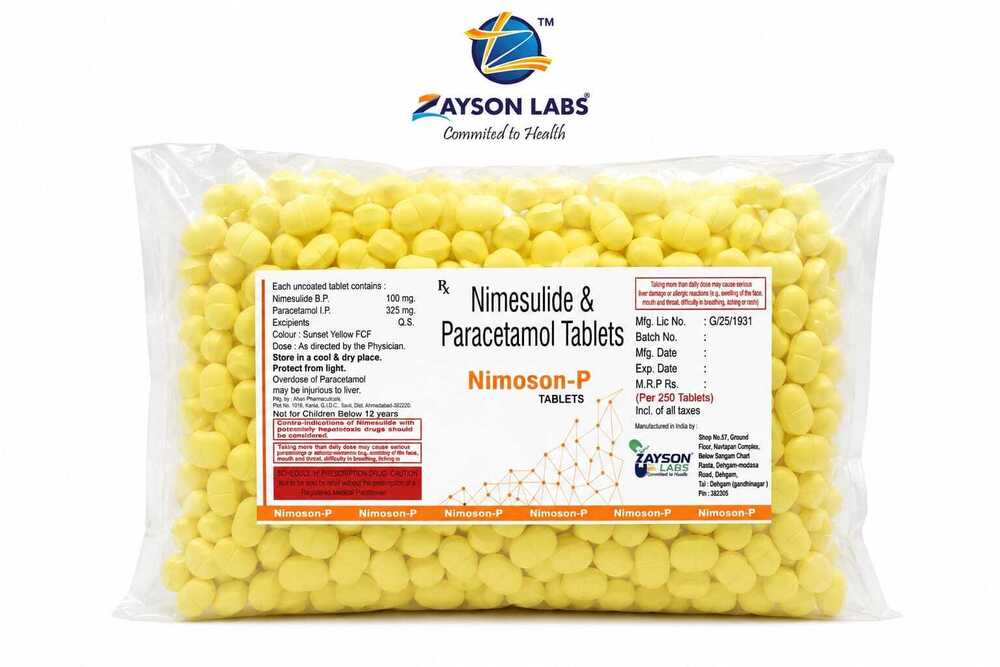 Nimesulide And Paracetamol Tablets