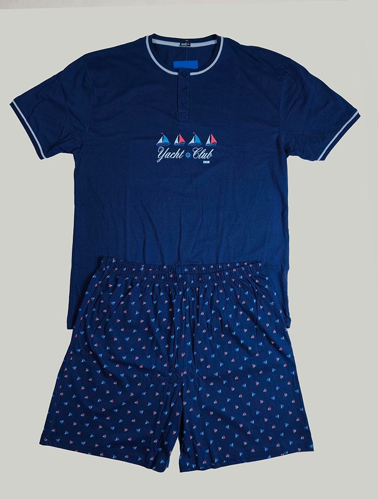 M11744 | Mens Shorty Pyjama Sets Assorted