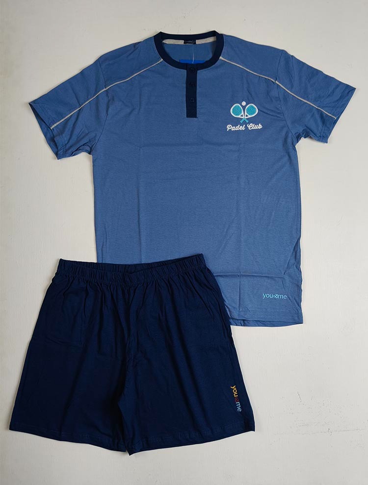 M11744 | Mens Shorty Pyjama Sets Assorted