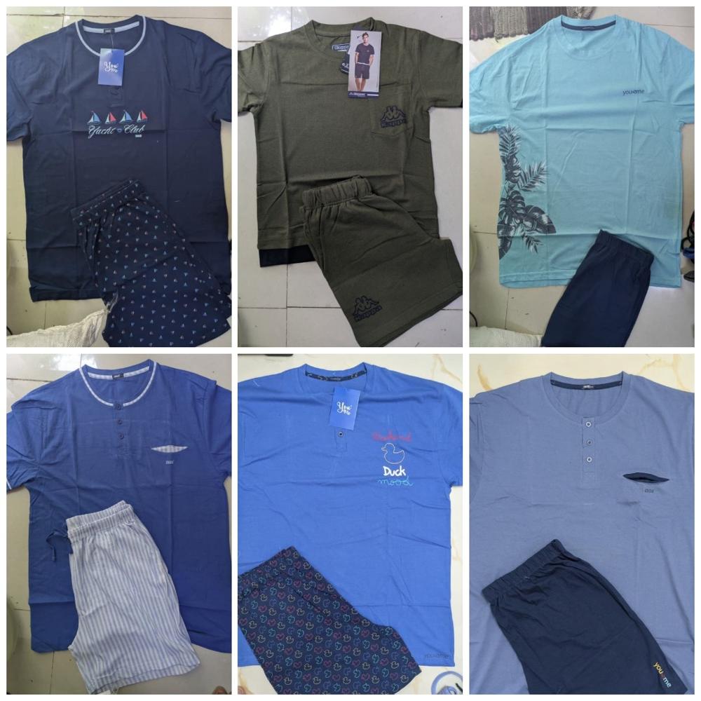 M11744 | Mens Shorty Pyjama Sets Assorted