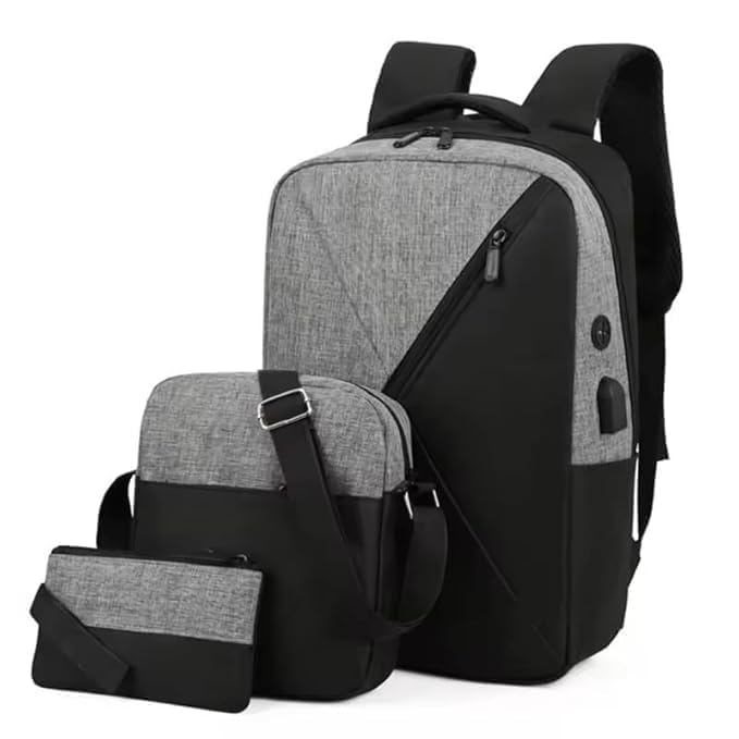 3 IN 1 BAGPACK BLACK&GREY
