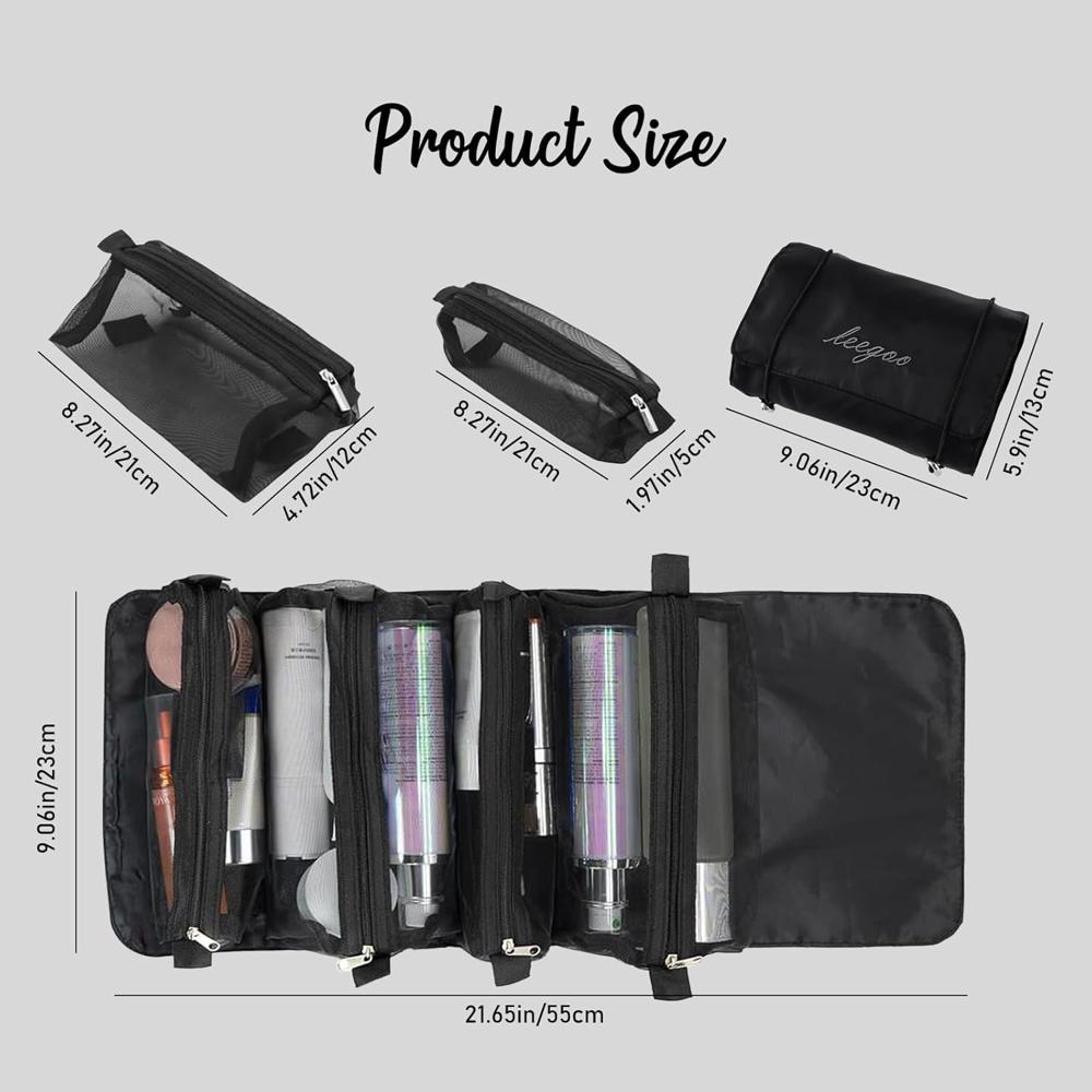 4 IN 1 FOLDABLE TOILETRY BAG