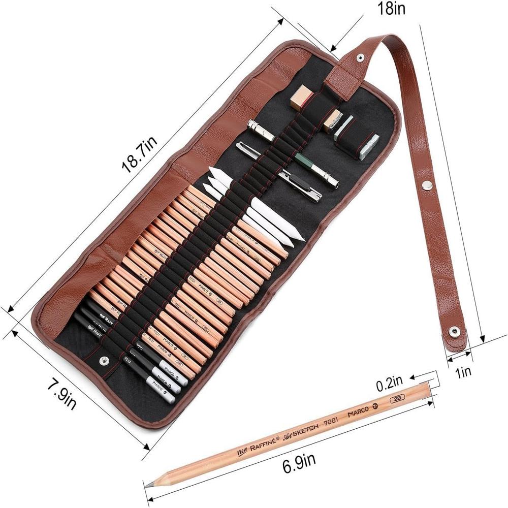 29 PCS DRAWING PENCIL SET
