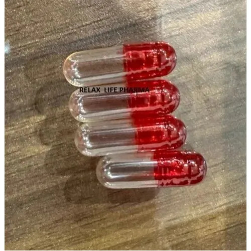 Red-Transparent Empty Hard Gelatin Capsules