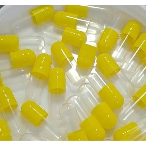 Yellow-Transparent Empty Hard Gelatin Capsules