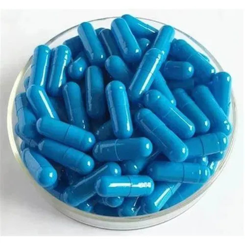 Sky Blue Empty Gelatin Capsules