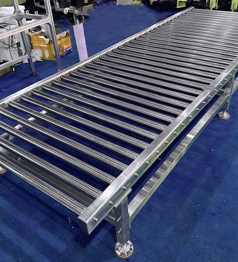 Roller Conveyor - Stainless Steel & Mild Steel, Custom Size | Corrosion Resistant, Motorized Or Gravity Operation