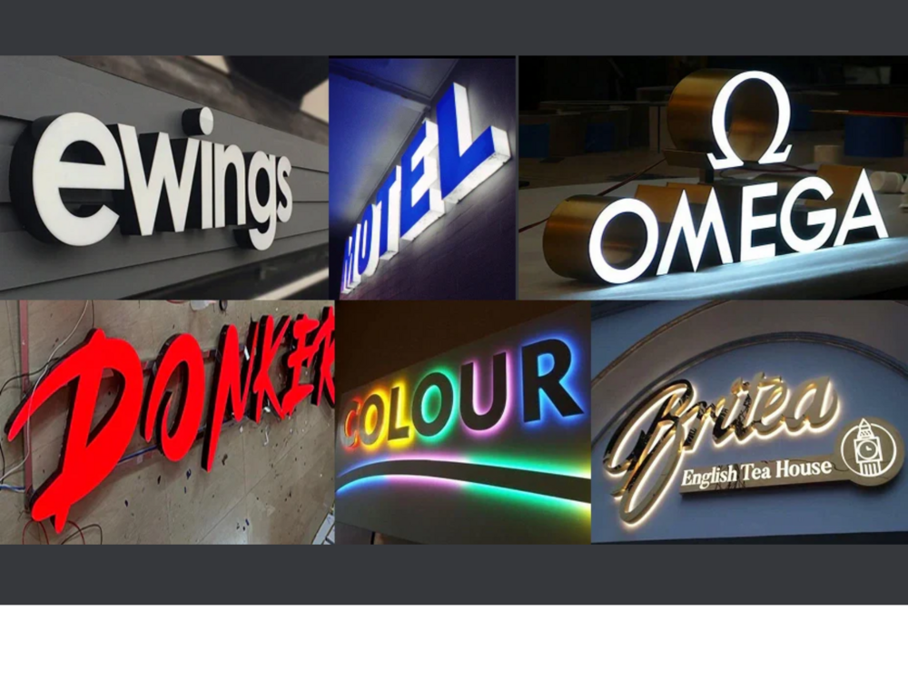 Backlit Glow Sign - Color: Multi Colour