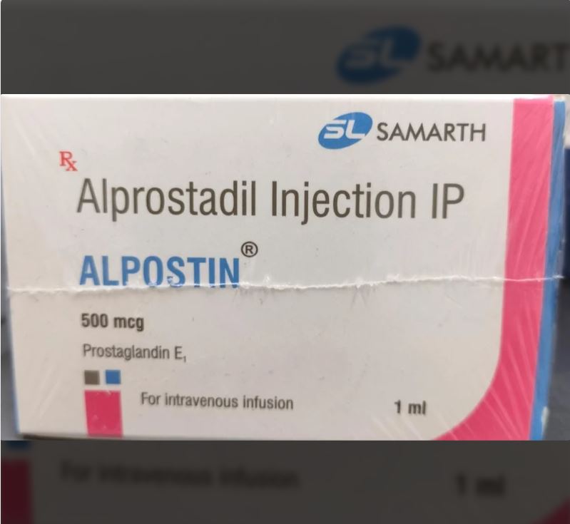 Alpostin 500 Mcg Injection 1 Ml - Ingredients: It Is Used For The Treatment Of Erection Disorders And Improving The Blood Flow In Newborn Babies Having A Birth Defect Of The Heart.