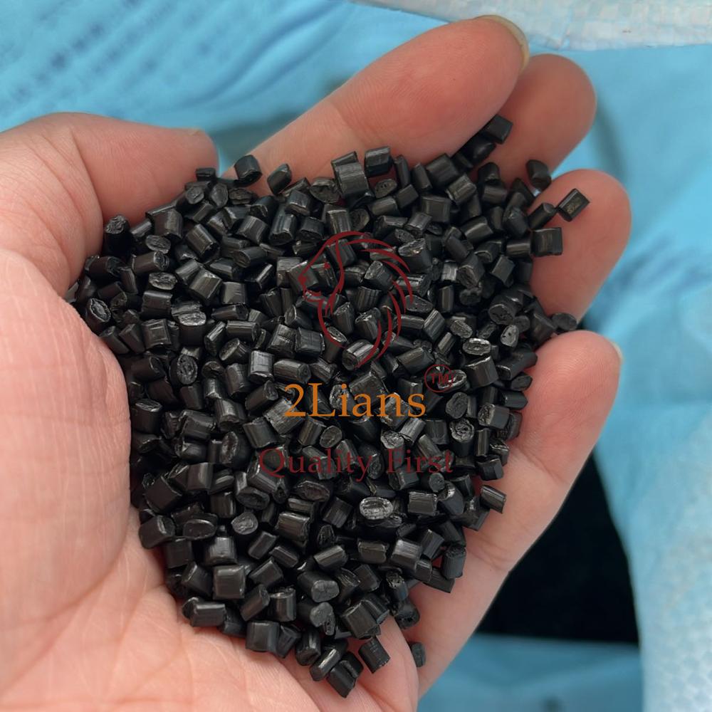 PP Recycled pellets from film black