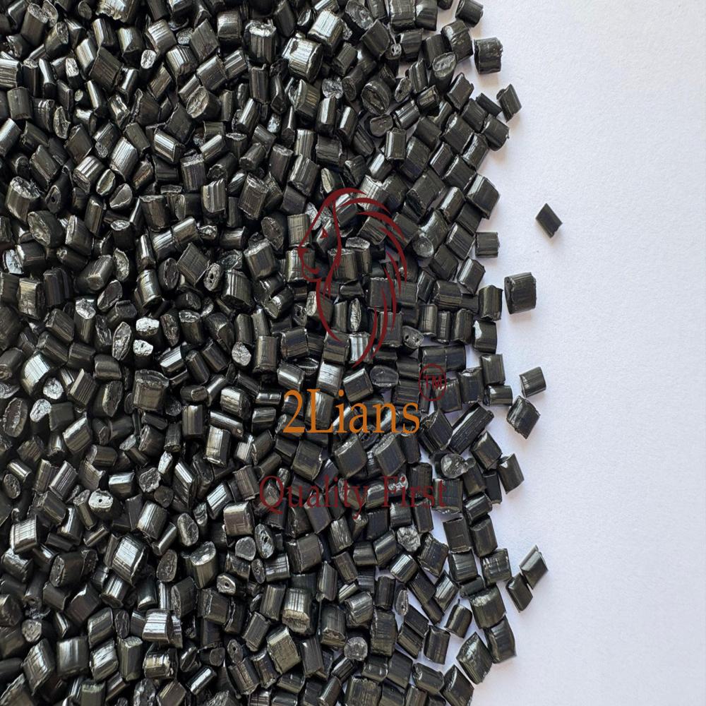 PP Recycled pellets from film black