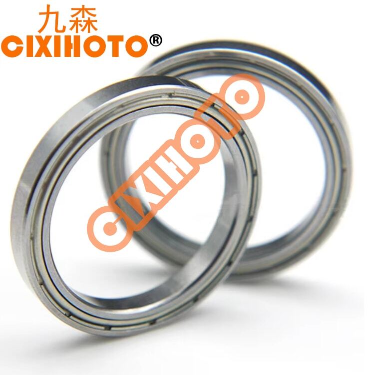 6700 6701 6702 6703 6704 6705 6706 6707 6708 ThinWall Deep Groove Ball Bearing ZZ 2RS Low Noise For Water Pump