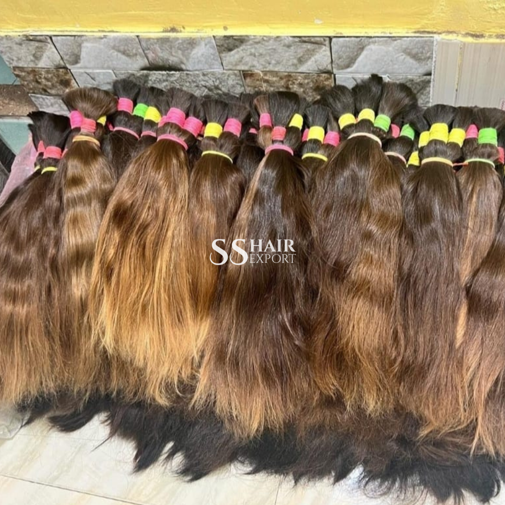 South Indian Temple Short Size 8-22inch Bulk Human Hair Raw Bundle
