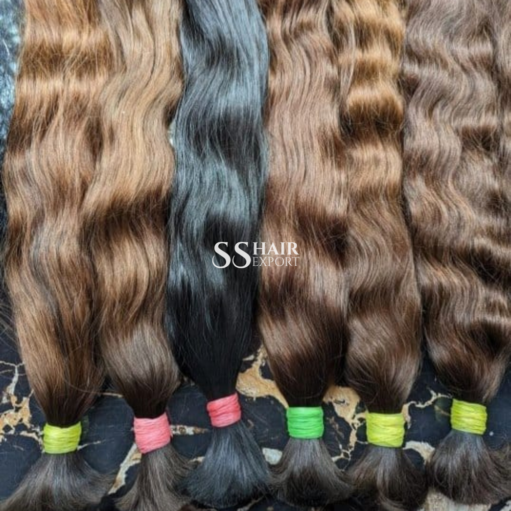 South Indian Temple Short Size 8-22inch Bulk Human Hair Raw Bundle