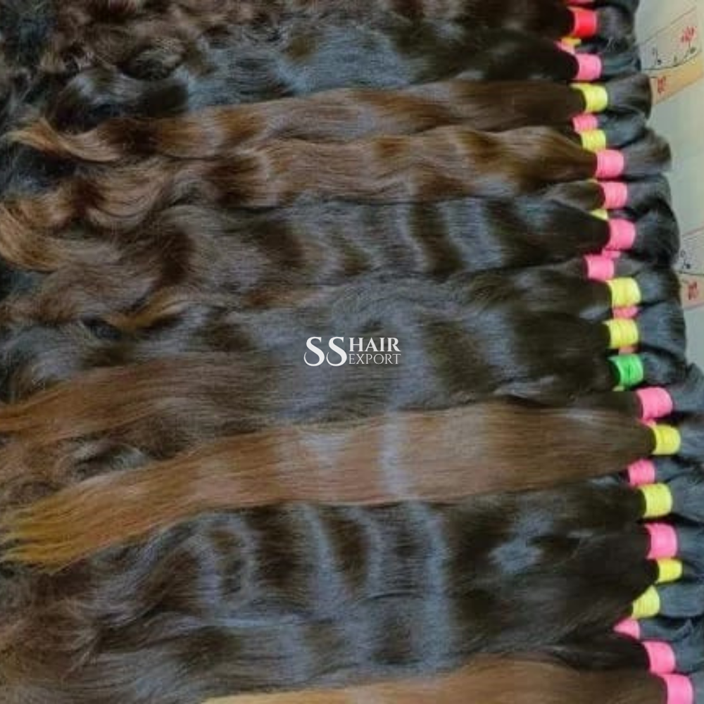 South Indian Temple Short Size 8-22inch Bulk Human Hair Raw Bundle
