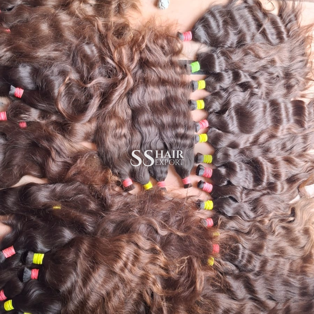 Wholesale Indian Single Donor Bulk Human Hair Extensions Supplier 12-36inch