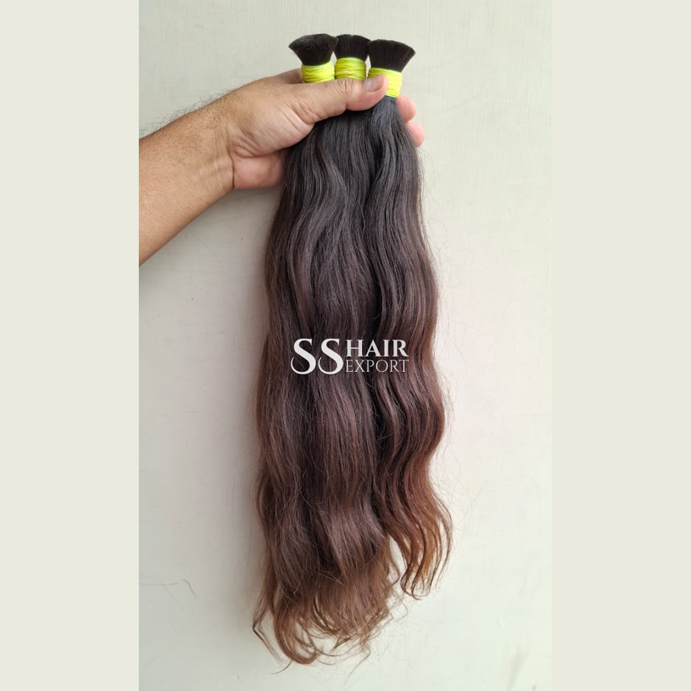 Human Braiding Hair Indian Hair Natural Unweft Weaving Braids 18-36inch