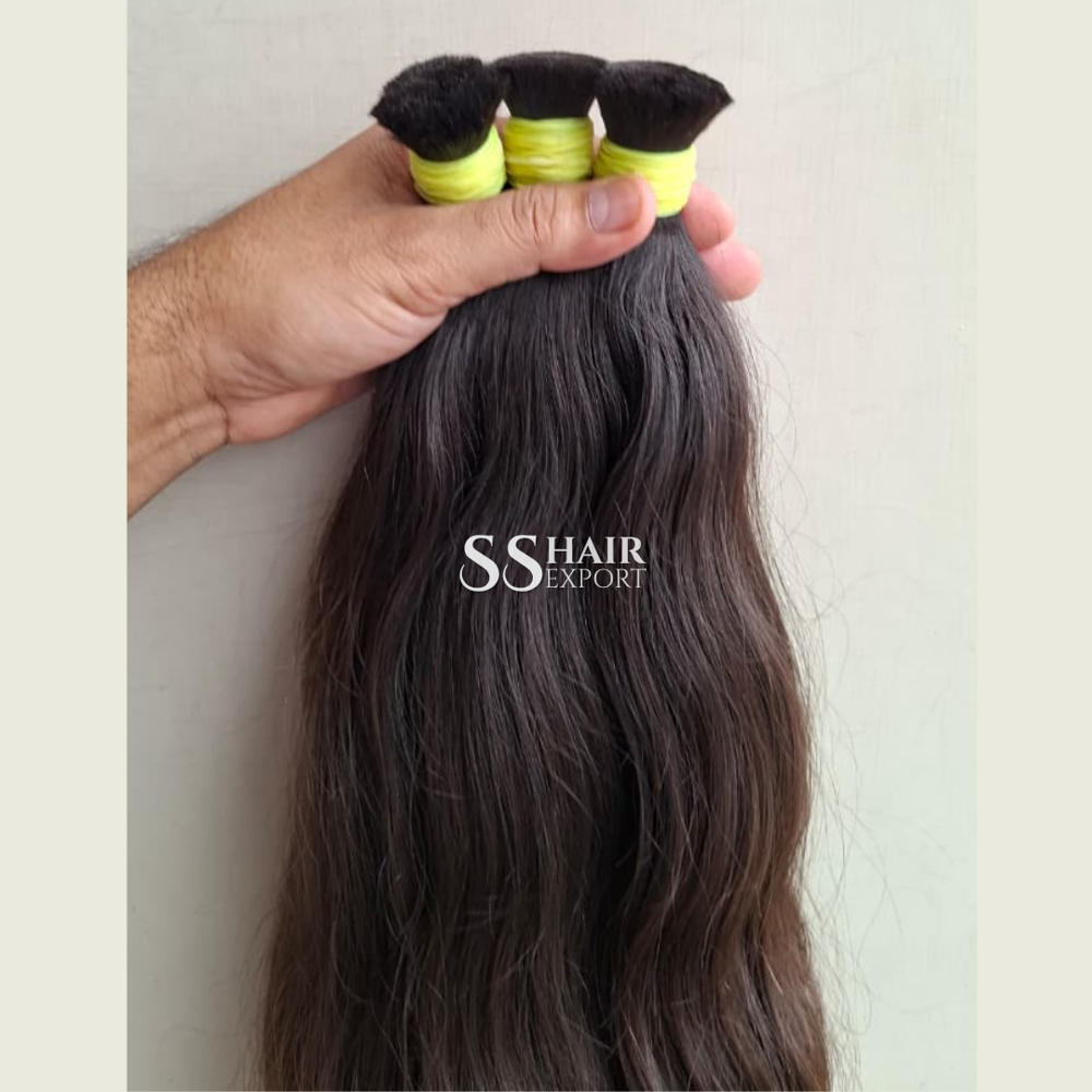 Human Braiding Hair Indian Hair Natural Unweft Weaving Braids 18-36inch
