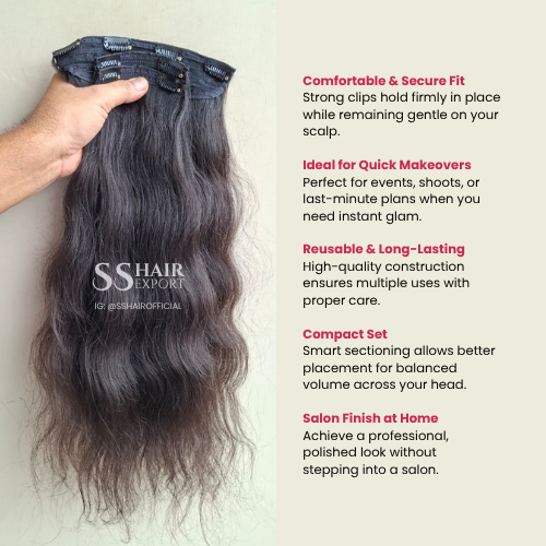 Clip In Hair Extensions Cost Real Human Hair Vendor