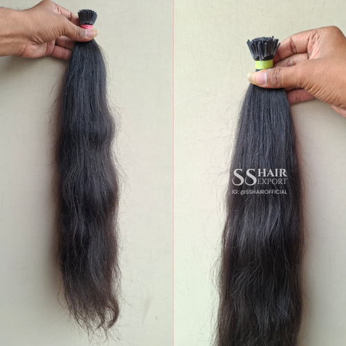 Keratin Bond I-Tip Hair Extensions 22inch | 100gm Real human hair Micro Ring Cold Fusion