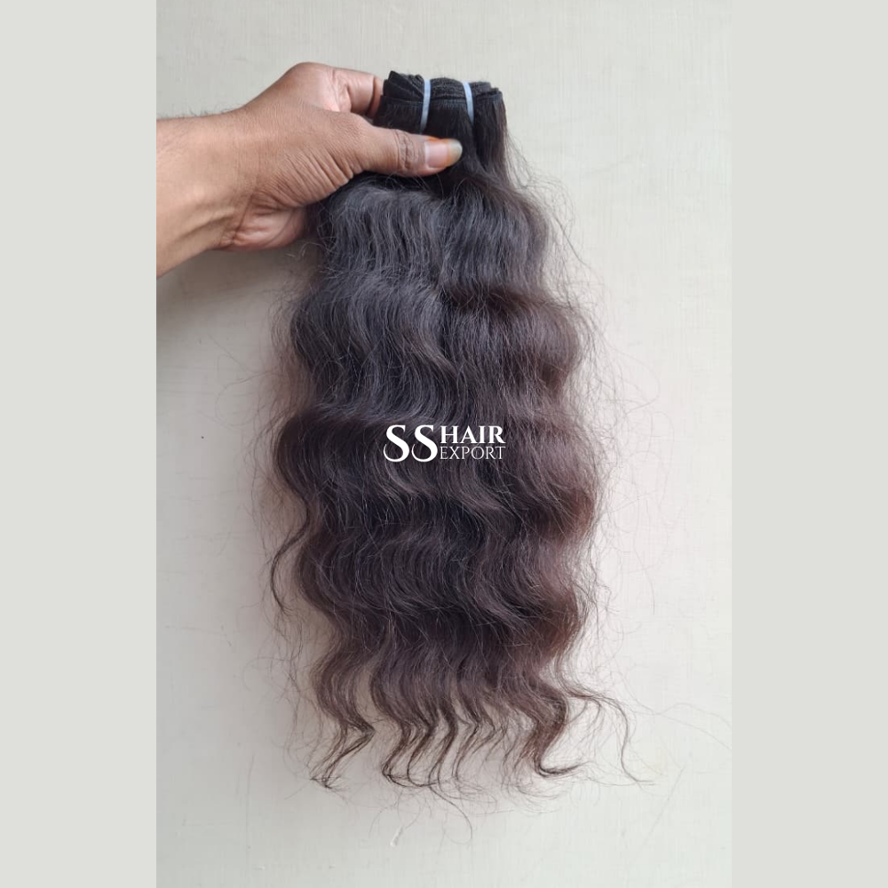 Sewn In Weave Weft Hair Extensions Human Hair Bundle 22inch 100gm Salon Ready
